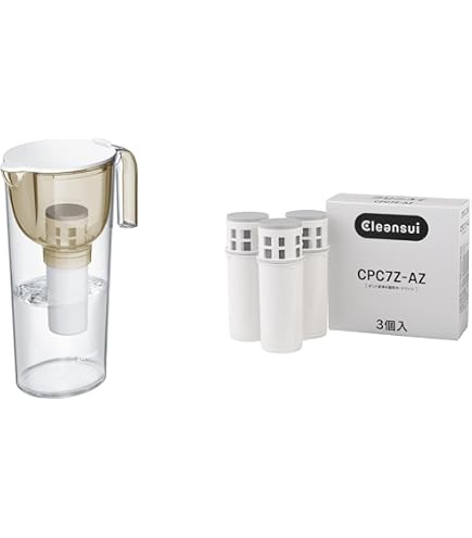 Amazon.co.jp: 【セット買い】 クリンスイ 浄水器 ポット型 グレー